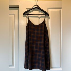 Plaid Spaghetti Strap Dress